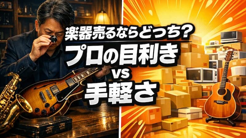 楽器の買取屋さんとハードオフの楽器買取を徹底比較！おすすめはどっち？ 