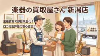 楽器の買取屋さん新潟店のレビューと口コミ！実際の評判や高く売るコツを徹底解説 