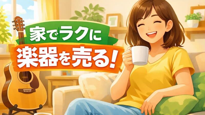 楽器の買取屋さんは持ち込みより出張買取がおすすめな理由【負担を軽減】 