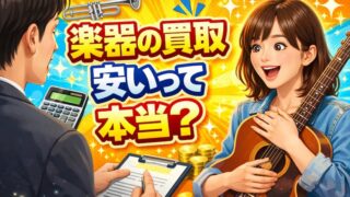 楽器の買取屋さんは安いの？660件の口コミからわかるリアルな査定額 